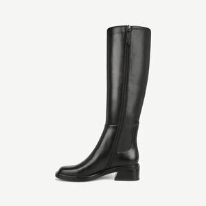 Franco Sarto  L-Giselle Wide Calf Knee High Boot Leather Black Size 9.5 M NWOT
